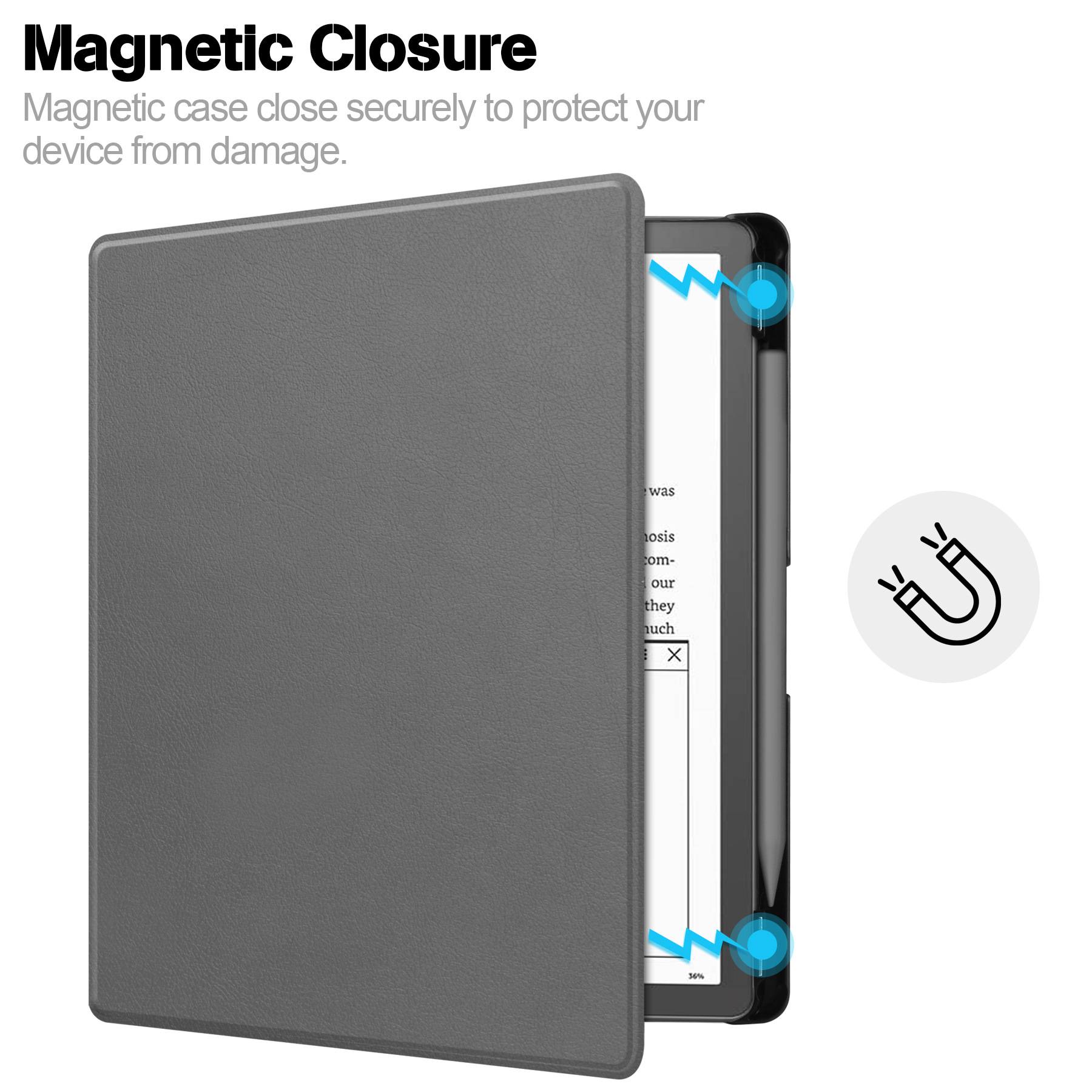 1 (16) elektron kitab kindle scribe üçün qoruyucu kabura