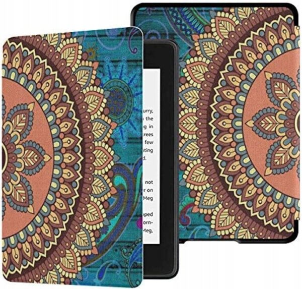 10-cu nəsil basic kindle üçün mandala naxışlı qoruyucu arxalıq kabura
