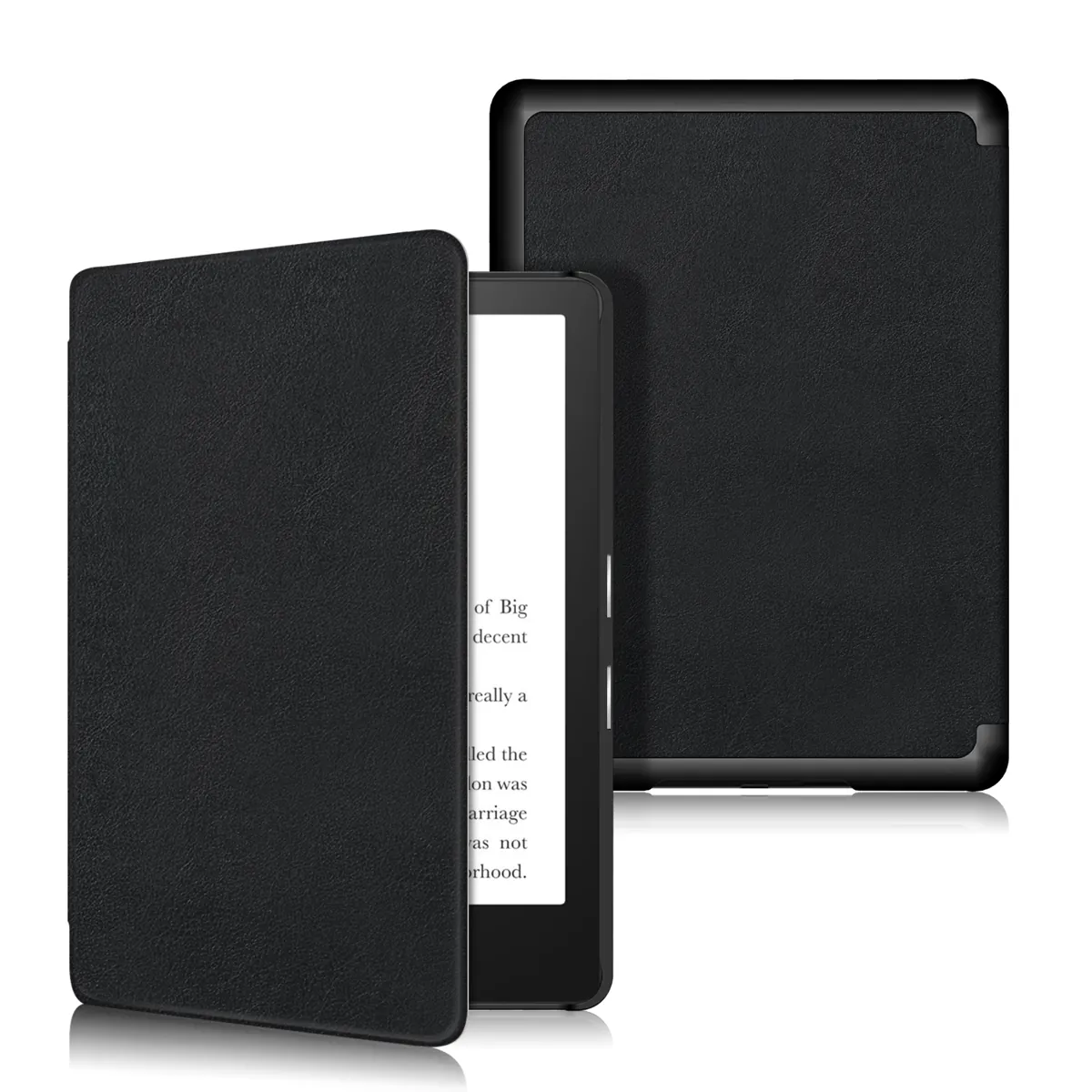 qara 10-cu nəsil kindle paperwhite üzlük arxalıq kabura