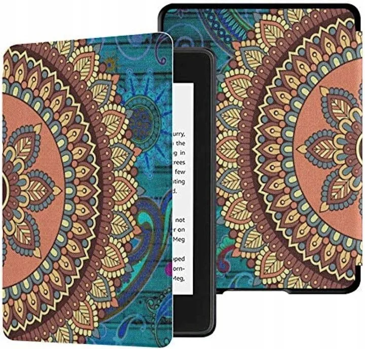 10-cu nəsil basic kindle üçün mandala naxışlı qoruyucu arxalıq kabura